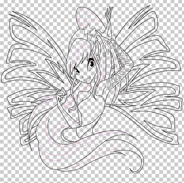 Stella Bloom Aisha The Trix Winx Club: Believix In You PNG, Clipart, Anime, Artwork, Black And White, Bloom, Coloring Book Free PNG Download