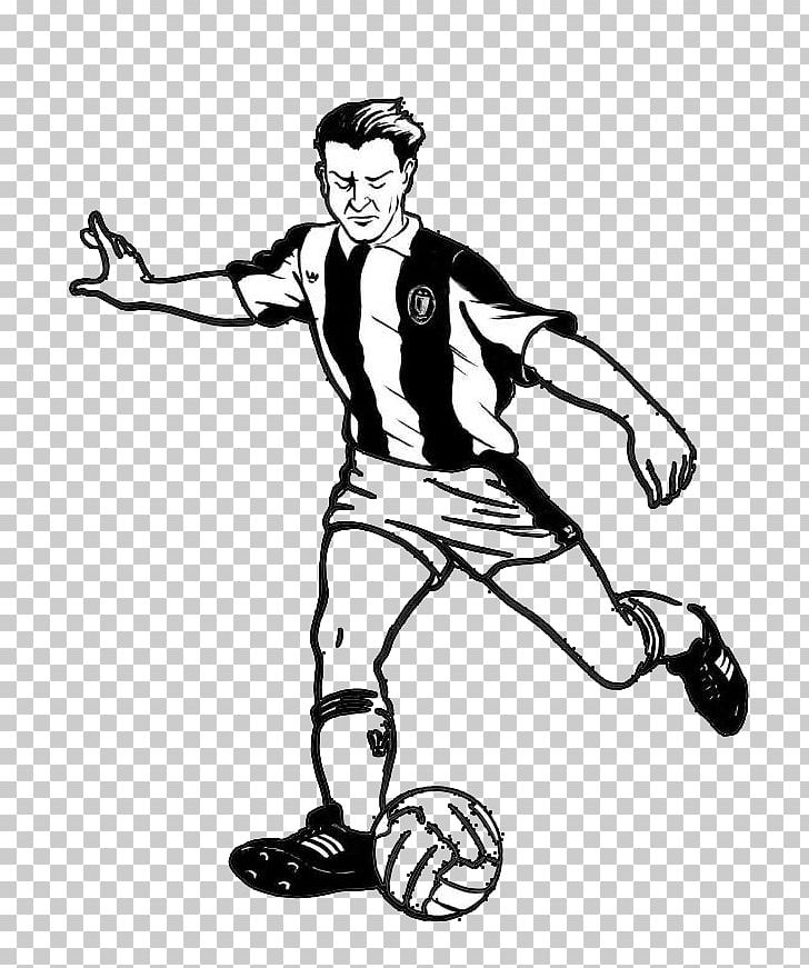Football Player Drawing Futsal PNG, Clipart, Arm, Artwork, Athlet, Baseball Equipment, Black Free PNG Download