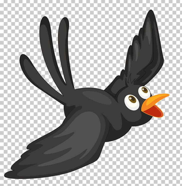 Bird Crows Cartoon PNG, Clipart, Animals, Background Black, Beak, Bird Flight, Birds Free PNG Download
