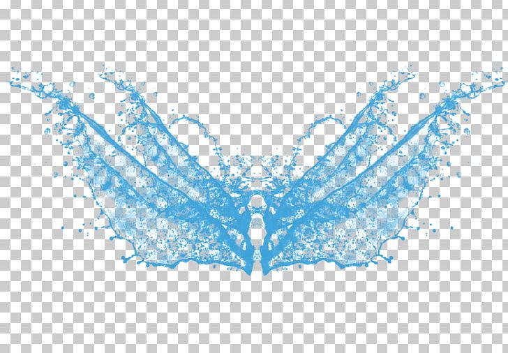 Blue Water Wings PNG, Clipart, Blue, Blue Abstract, Blue Background, Butterfly, Computer Wallpaper Free PNG Download