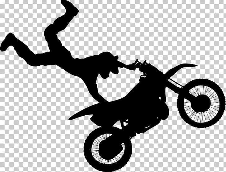 Motorcycle Stunt Riding Motocross Bicycle PNG, Clipart, Bicycle, Bicycle Accessory, Monochrome, Motocross, Motorcycle Free PNG Download