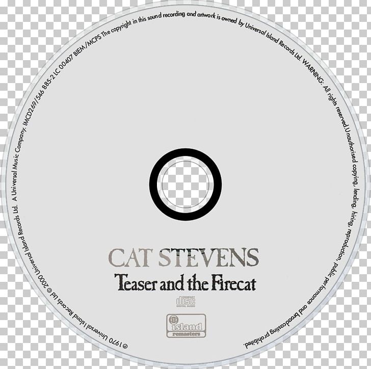 Teaser And The Firecat Compact Disc United Kingdom Phonograph Record PNG, Clipart, Brand, Cat Stevens, Circle, Compact Disc, Disk Storage Free PNG Download