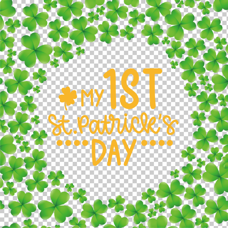 My 1st Patricks Day Saint Patrick PNG, Clipart, Clover, Fourleaf Clover, Irish People, Leaf, Leprechaun Free PNG Download