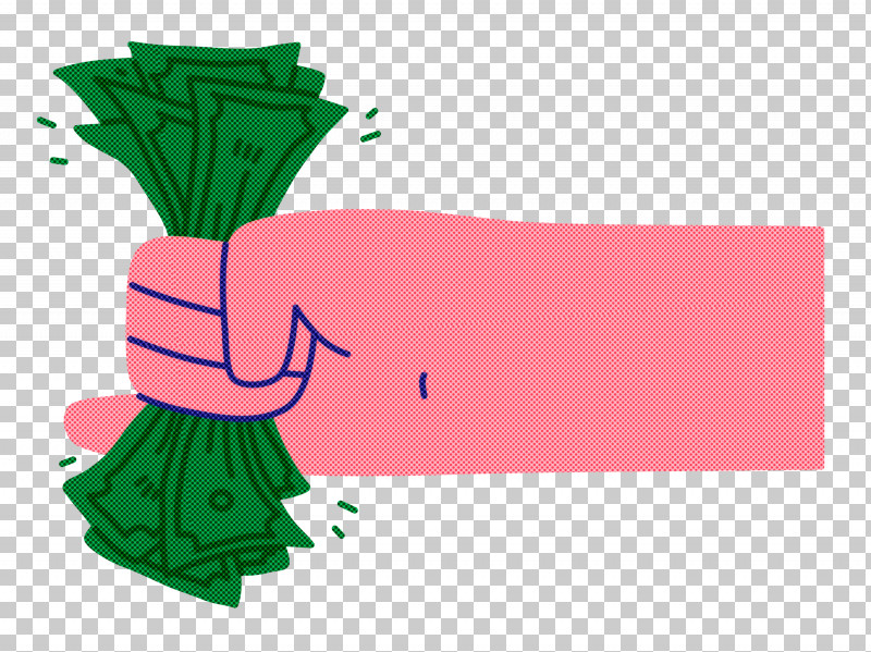 Hand Holding Cash Hand Cash PNG, Clipart, Cartoon, Cash, Character, Geometry, Green Free PNG Download