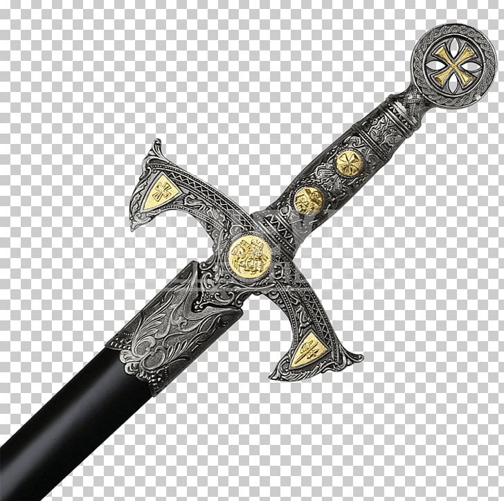 Middle Ages Crusades Knights Templar Sword PNG, Clipart, Blade, Cold Weapon, Crusades, Dagger, Excalibur Free PNG Download
