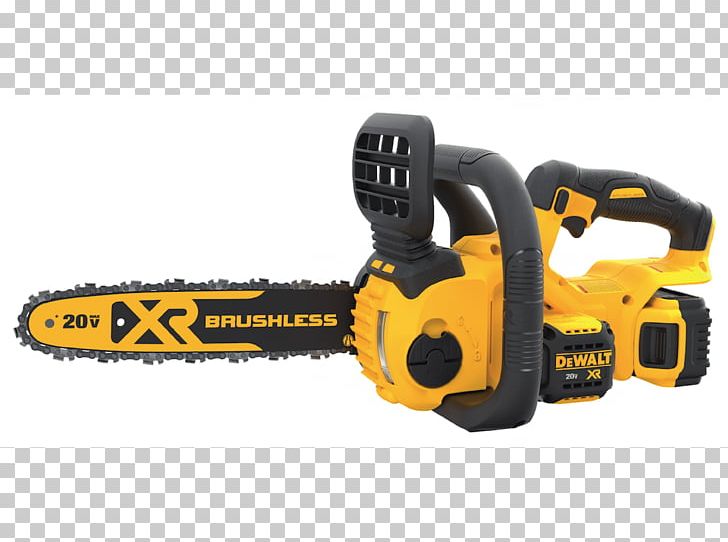 Chainsaw DeWalt Power Tool Cordless PNG, Clipart, Battery, Brushless Dc Electric Motor, Chainsaw, Chainsaw Safety Features, Cordless Free PNG Download