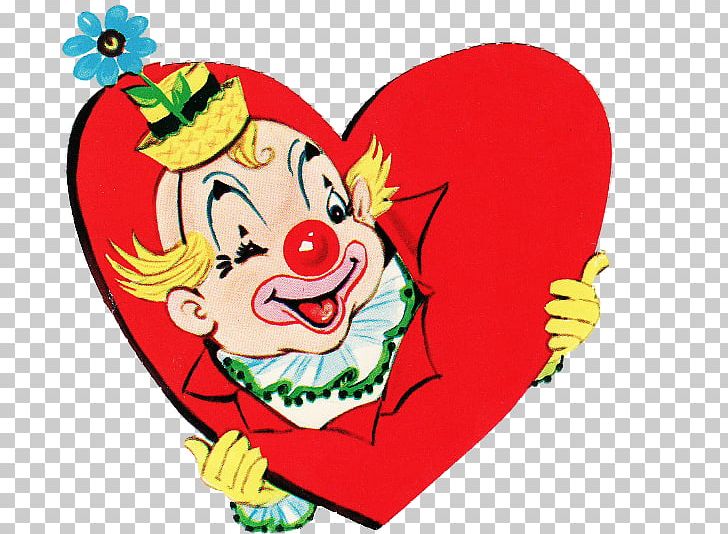 Clown Valentine's Day Character PNG, Clipart,  Free PNG Download