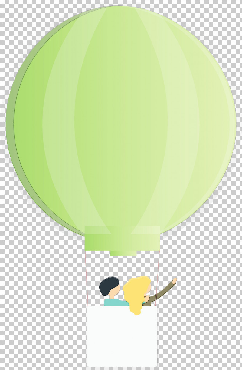 Hot Air Balloon PNG, Clipart, Balloon, Floating, Green, Hot Air Balloon, Paint Free PNG Download