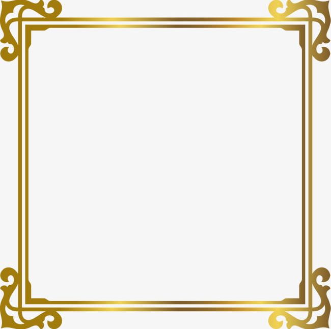 Luxury Gold Border PNG, Clipart, Atmosphere, Border Clipart, Decorative, Decorative Pattern, Frame Free PNG Download