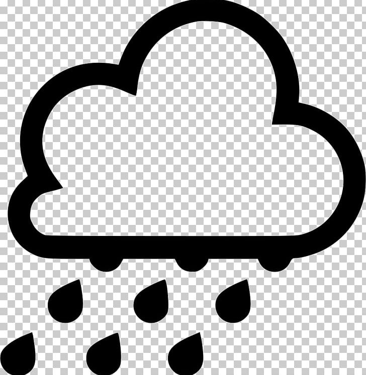 Computer Icons Cloud Rain Iconfinder PNG, Clipart, Black, Black And White, Cloud, Computer Icons, Heart Free PNG Download