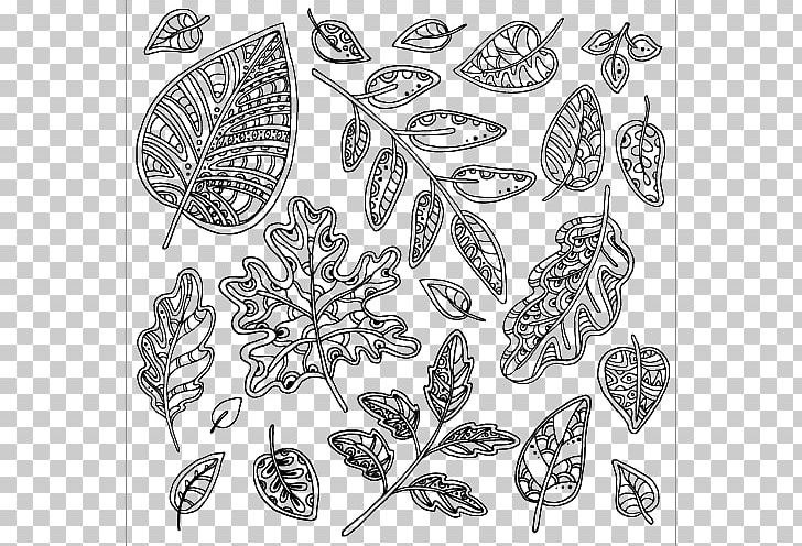 Leaf Cartoon Tree Illustration PNG, Clipart, Abstract Lines, Art, Autumn Leaves, Black, Black And White Free PNG Download