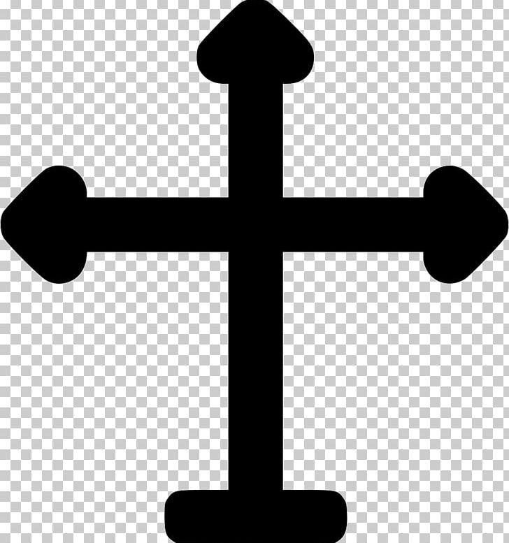 Computer Icons Scalable Graphics Sign Symbol PNG, Clipart, Angle, Artwork, Black And White, Christian, Christian Cross Free PNG Download