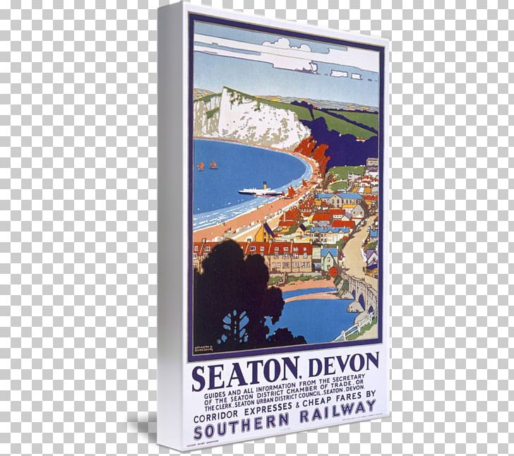Devon Seaton Rail Transport Poster Train PNG, Clipart, Advertising, Art, British Rail, Devon, Giclee Free PNG Download