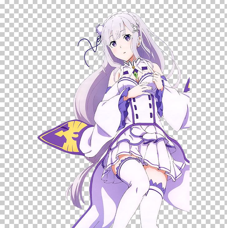 Anime Re:Zero − Starting Life In Another World Mangaka PNG, Clipart, Art, Artwork, Black, Black Hair, Cartoon Free PNG Download