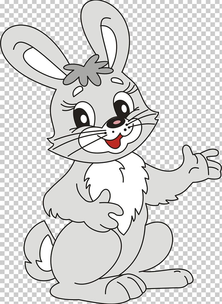 Domestic Rabbit Easter Bunny PNG, Clipart, Animal Figure, Animals, Art, Black And White, Document Free PNG Download