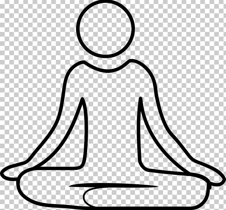 Meditation Yoga Zazen Mind Lotus Position PNG, Clipart, Area, Black, Black And White, Face, Facial Expression Free PNG Download