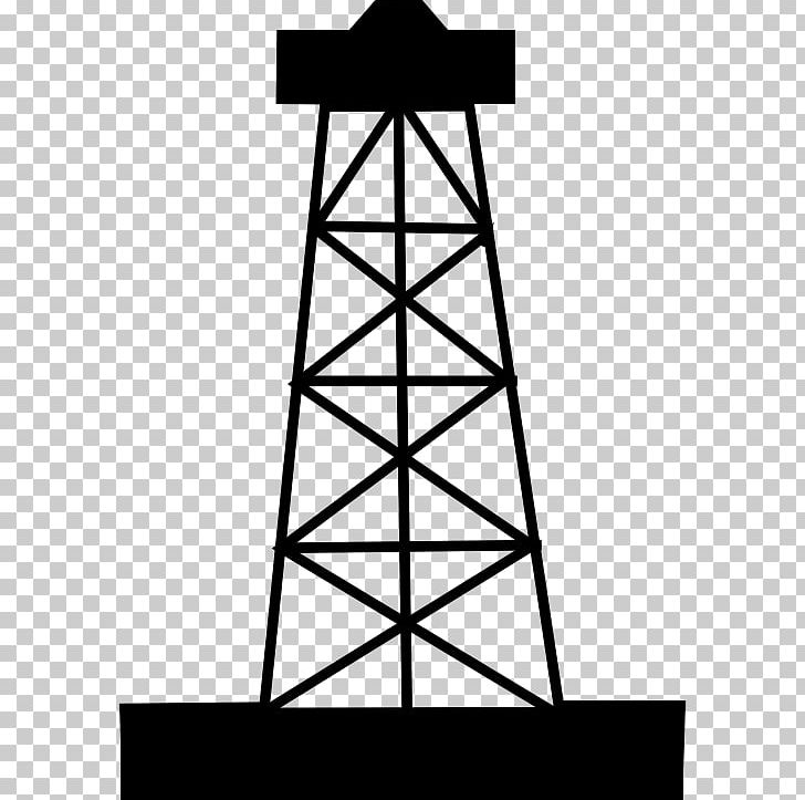 Oil Well Oil Platform Drilling Rig Petroleum PNG, Clipart, Angle, Barrel, Black And White, Clip Art, Derrick Free PNG Download