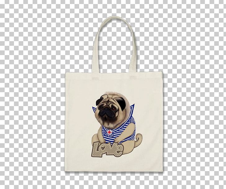 Pug Puppy T-shirt Toy Dog Tote Bag PNG, Clipart, Animals, Bag, Carnivoran, Dog, Dog Like Mammal Free PNG Download