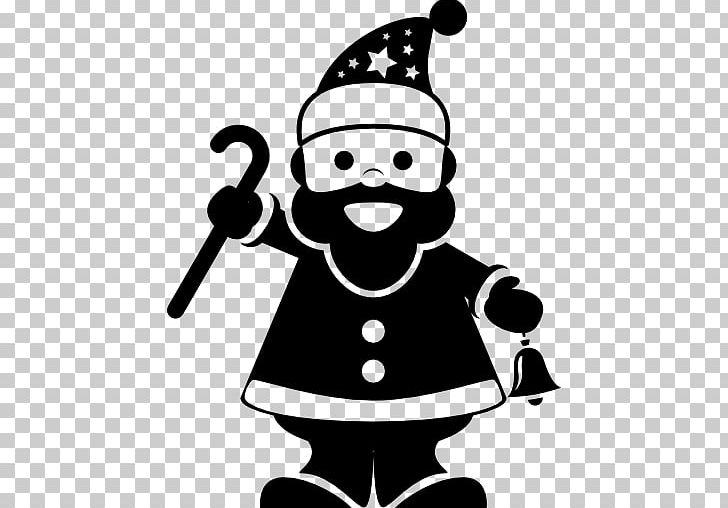 Santa Claus Computer Icons Christmas Icon Design PNG, Clipart, Art, Artwork, Avatar, Black And White, Christmas Free PNG Download