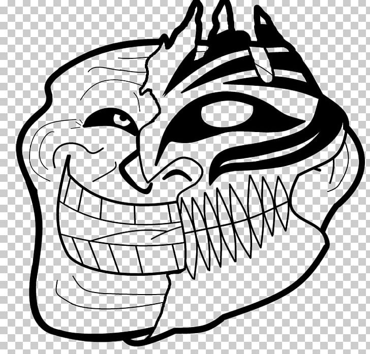 Free: Download Meme Coloring Pages - Troll Face Angry Png 