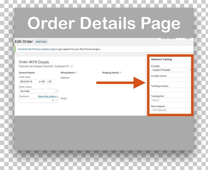 WooCommerce Plug-in WordPress Cargo Package Tracking PNG, Clipart, Brand, Cargo, Details, Line, Media Free PNG Download