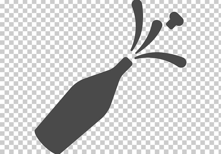 Champagne Wine Computer Icons Bottle PNG, Clipart, Black, Black And White, Bottle, Brunch, Champagne Free PNG Download