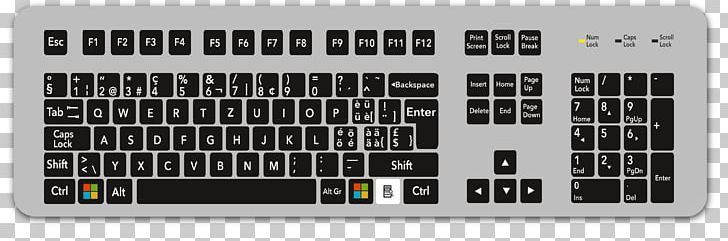 Computer Keyboard Numeric Keypads Space Bar Keyboard Layout QWERTZ PNG, Clipart, Brand, Computer, Computer Hardware, Computer Keyboard, Electronic Device Free PNG Download