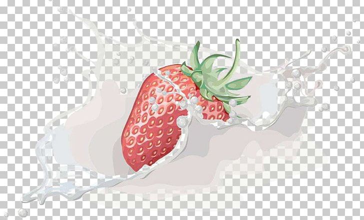 Flavored Milk Strawberry Fruit PNG, Clipart, Apple, Brunch, Cartoon, Coconut Milk, Diet Food Free PNG Download