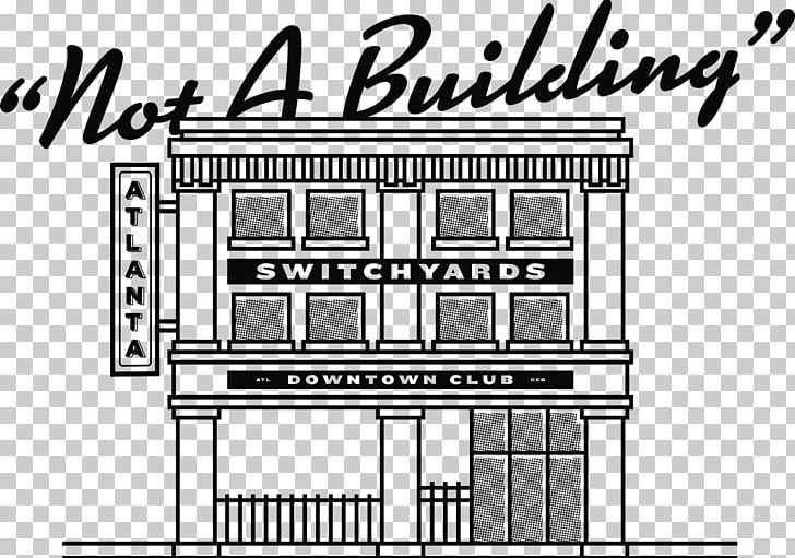 Switchyards Downtown Club Building House Architecture Renting PNG, Clipart, Architecture, Area, Atlanta, Atlanta Building, Black And White Free PNG Download