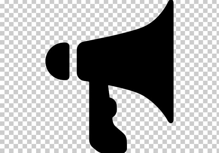 Megaphone Microphone Computer Icons PNG, Clipart, Angle, Announcer, Black, Black And White, Computer Icons Free PNG Download