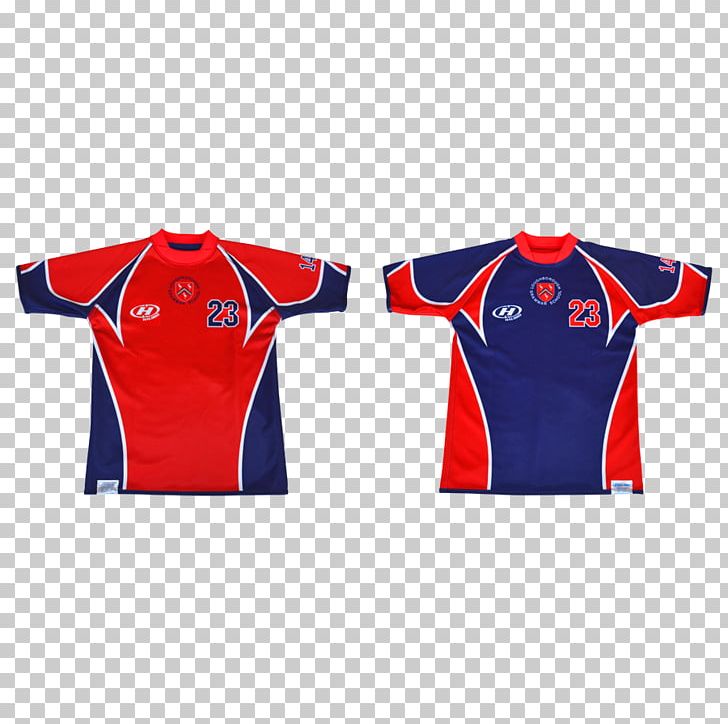 T-shirt Rugby Shirt Sports Fan Jersey Rugby Shorts PNG, Clipart, Brand, Clothing, Collar, Electric Blue, Jersey Free PNG Download