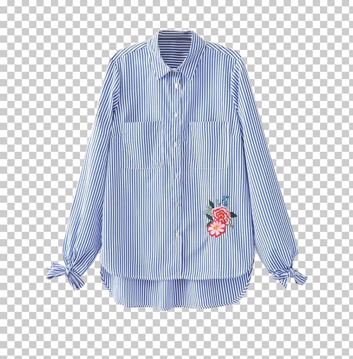 Blouse Dress Shirt Sleeve Clothing PNG, Clipart, Blouse, Blue, Button, Clothing, Collar Free PNG Download