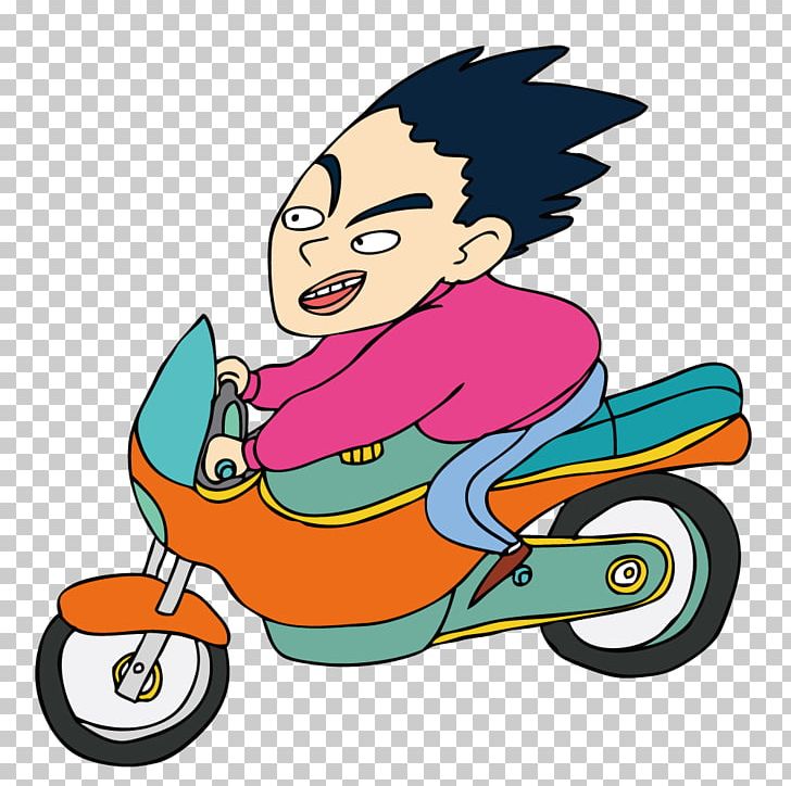 Car Motorcycle Drawing Illustration PNG, Clipart, Accessories, Art, Bicycle, Boot, Boy Free PNG Download