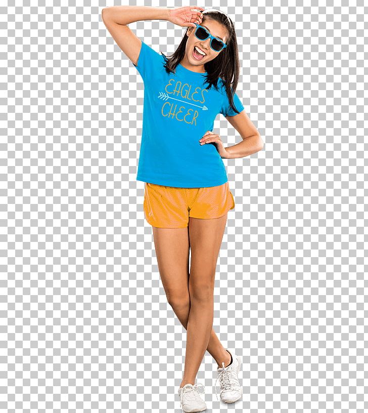 T-shirt Shoulder Sleeve Shorts Shoe PNG, Clipart, Aqua, Blue, Clothing, Cobalt Blue, Electric Blue Free PNG Download