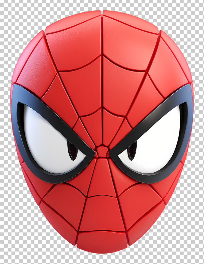 Spider Man Face - Spider-Man Mask With Intense Eyes PNG