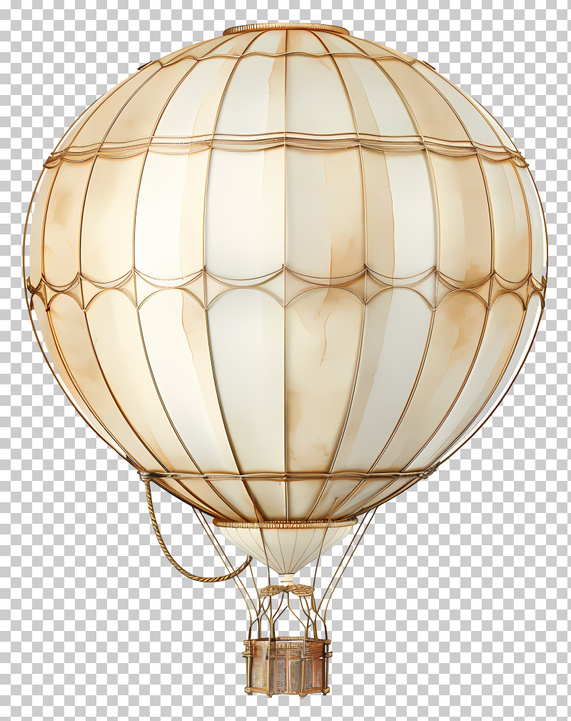 Hot Air Balloon - Vintage Hot-Air Balloon Illustration PNG, Clipart ...
