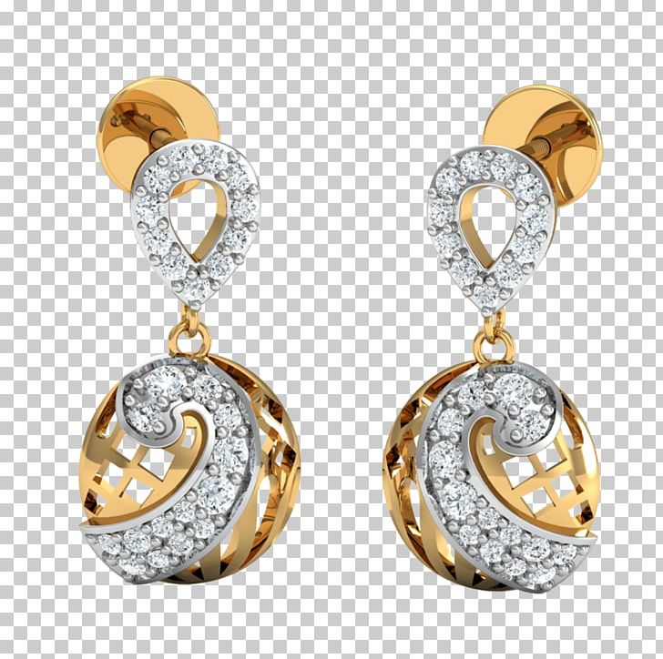 Diamond Earring Jewellery Gold PNG, Clipart, Bling Bling, Body Jewelry, Carat, Charms Pendants, Colored Gold Free PNG Download