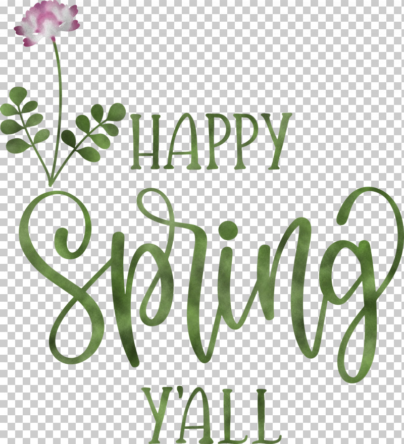 Happy Spring Spring PNG, Clipart, Calligraphy, Cut Flowers, Floral Design, Flower, Happy Spring Free PNG Download