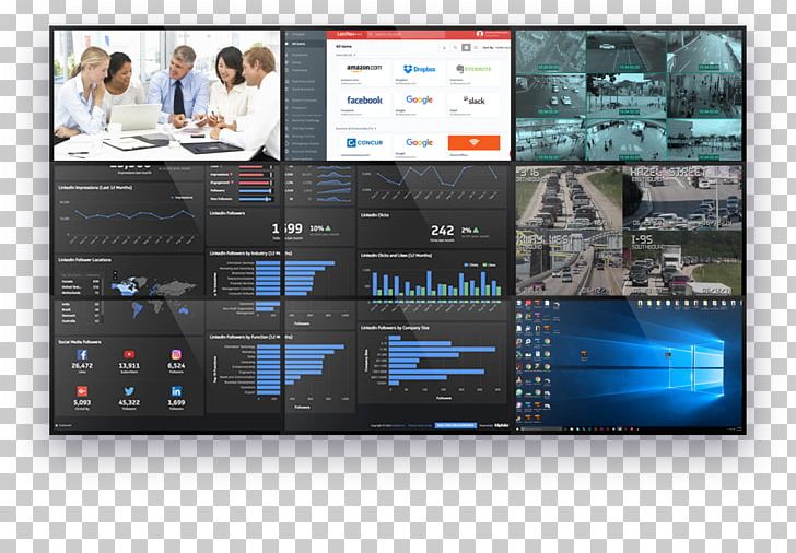 Display Device Computer Software Video Wall Multimedia PNG, Clipart, Advertising, Computer Monitors, Computer Software, Control Room, Display Advertising Free PNG Download
