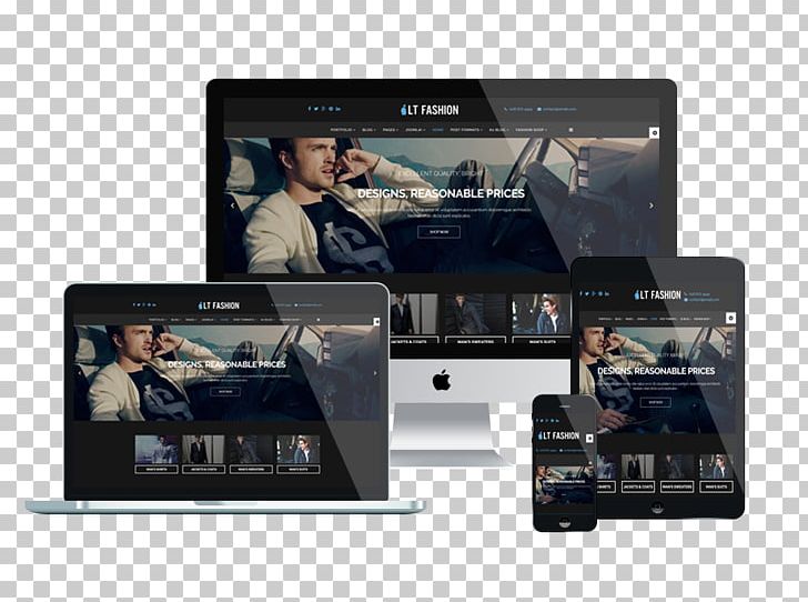 Responsive Web Design Web Template System Joomla PNG, Clipart, Bootstrap, Brand, Electronics, Fashion, Free Software Free PNG Download