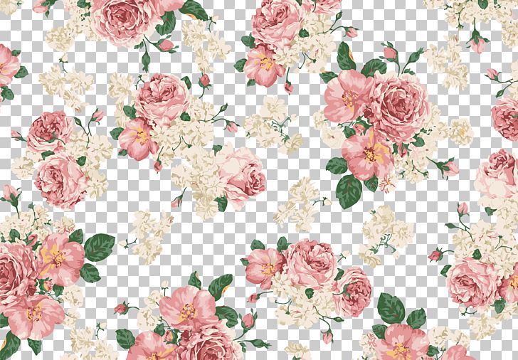 Retro Hand Painted Roses Background Shading PNG, Clipart, 1080p, Artificial Flower, Computer, Design, Desktop Wallpaper Free PNG Download