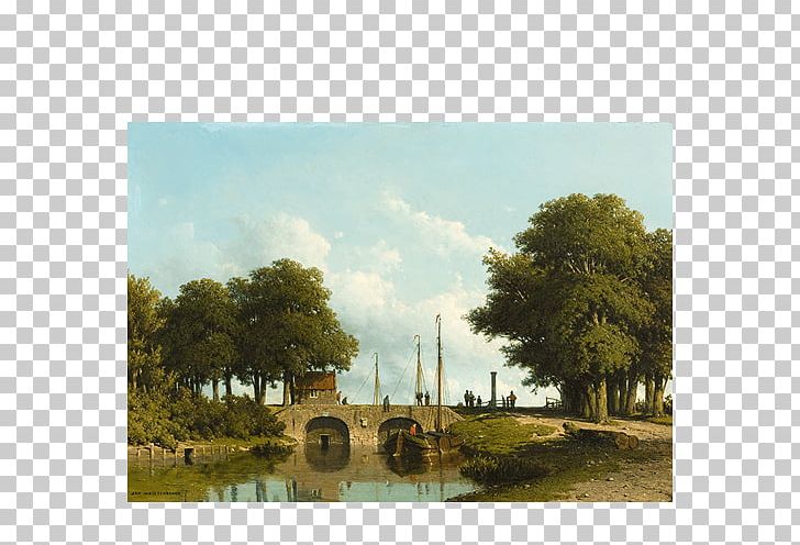 Netherlands Landschap Met Sluis Landscape Painting Art PNG, Clipart, Art, Artist, Bank, Bayou, Canal Free PNG Download