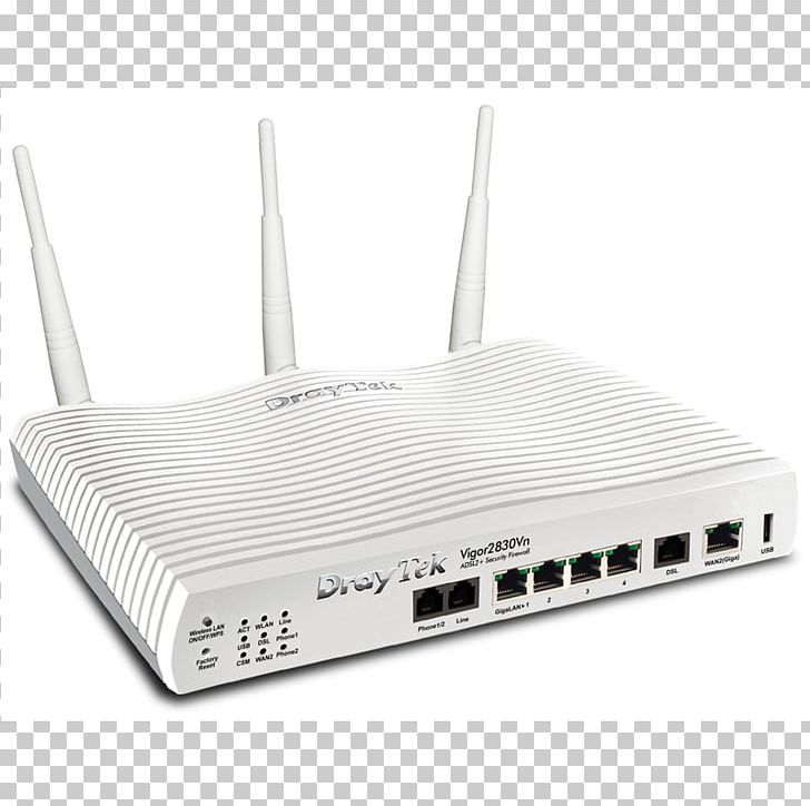 Router Draytek Vigor 2830 DSL Modem Wide Area Network PNG, Clipart, Adsl, Applicationlevel Gateway, Computer Network, Draytek, Draytek Vigor 2830 Free PNG Download
