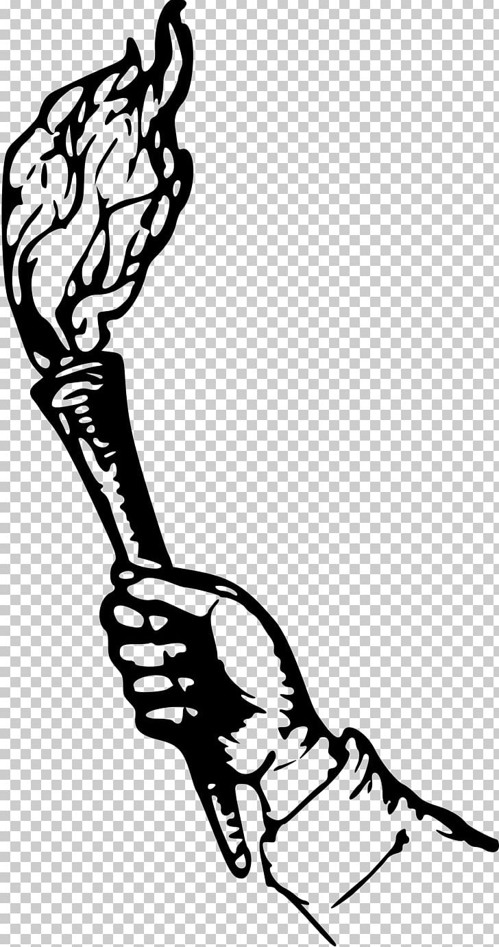 Torch Drawing PNG, Clipart, Arm, Art, Artwork, Black, Black And White Free PNG Download