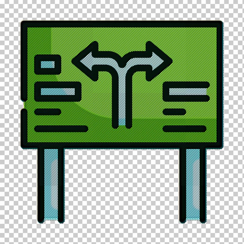 Road Sign Icon Path Icon Travel Icon PNG, Clipart, Green, Line, Logo, Path Icon, Rectangle Free PNG Download