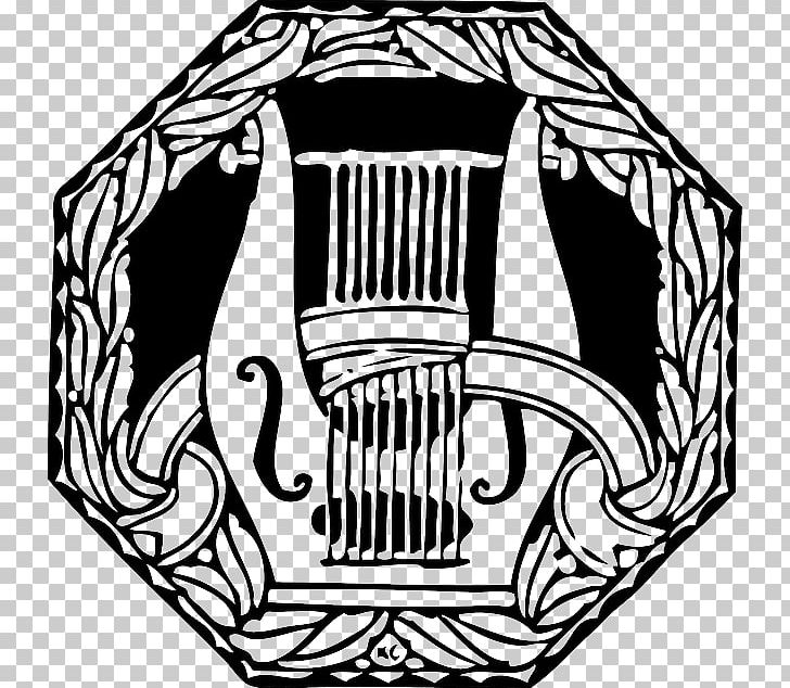Lyre Musical Instruments Harp PNG, Clipart, Area, Art, Black, Black And White, Drawing Free PNG Download