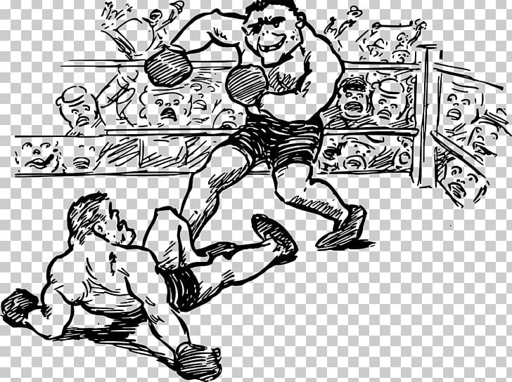 Boxing Sport Drawing Coloring Book PNG, Clipart, Arm, Art, Artwork, Black And White, Box Free PNG Download