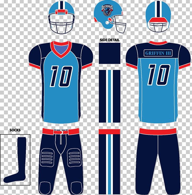 Sports Fan Jersey T-shirt Team Columbus Destroyers PNG, Clipart, Area, Blue, Brand, Clothing, Columbus Destroyers Free PNG Download