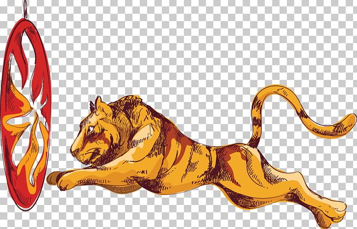 Tiger Lion Circus Illustration PNG, Clipart, Big Cats, Carnivoran, Cat Like Mammal, Euclidean Vector, Happy Birthday Vector Images Free PNG Download