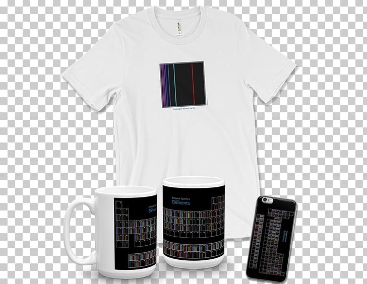 T-shirt Emission Spectrum Chemical Element Periodic Table Spectroscopy PNG, Clipart, Chemical Element, Clothing, Cup, Drinkware, Emission Spectrum Free PNG Download